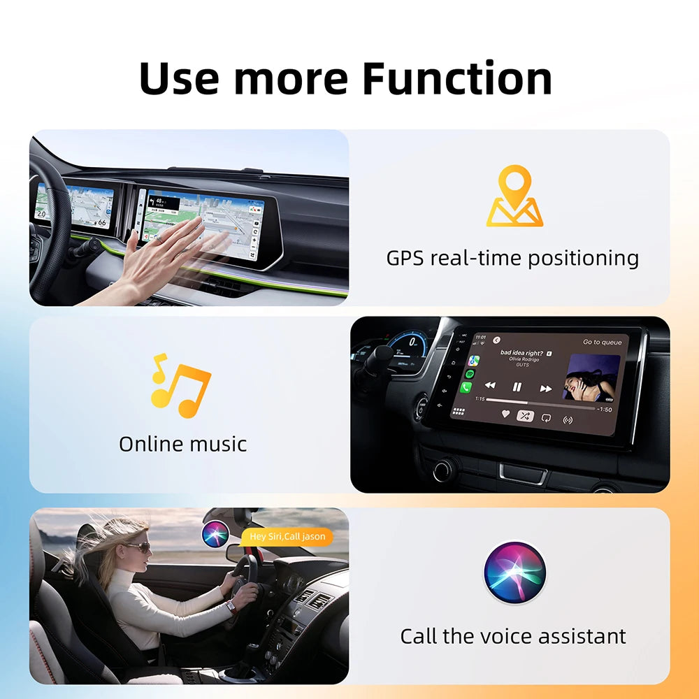 DriveLink Pro™ | 2-in-1 Wireless CarPlay & Android Auto Adapter