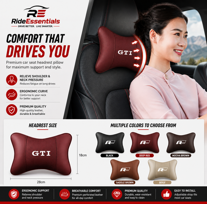 ComfortDrive Pro™ | Premium Car Neck Support Pillow