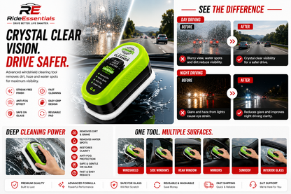CrystalClear Windshield Oil Film Remover™ | Restore Crystal Clear Visibility