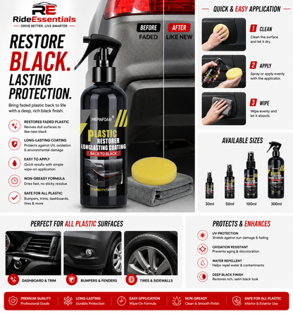 Plastic Restore Pro™ Trim & Interior Restorer Spray
