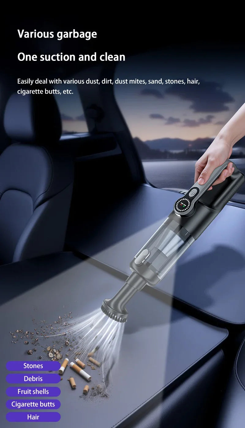 TurboVac Pro™ Wireless Car Vacuum Cleaner