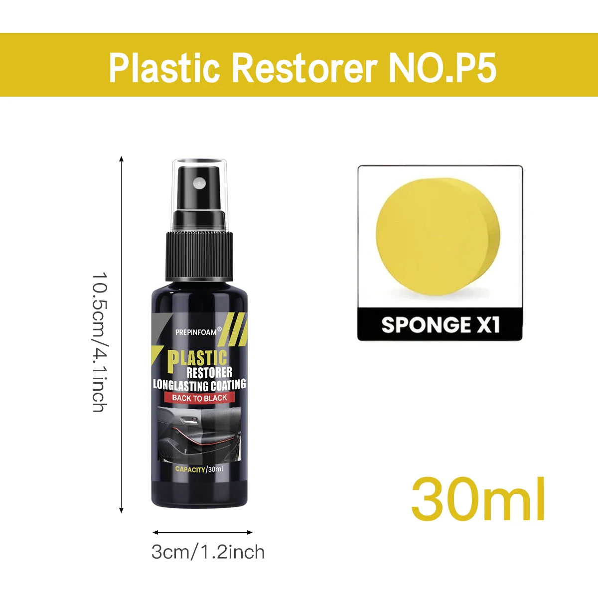 Plastic Restore Pro™ Trim & Interior Restorer Spray