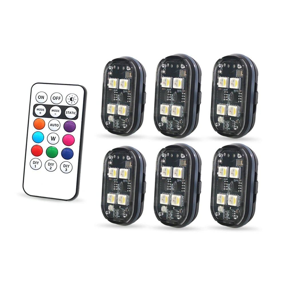 GlowDrive Pro™ | Wireless RGB Car Ambient Lights