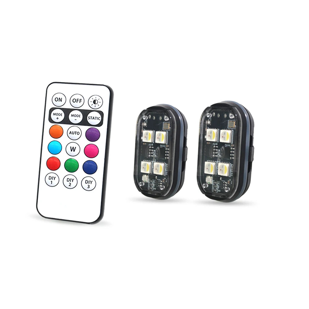 GlowDrive Pro™ | Wireless RGB Car Ambient Lights