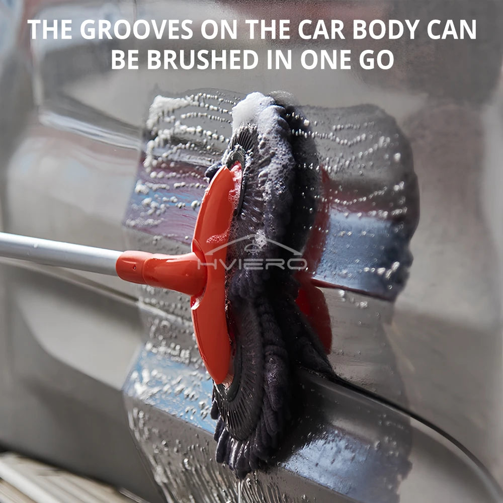 SpinWash Pro™ Microfiber Car Cleaning Mop
