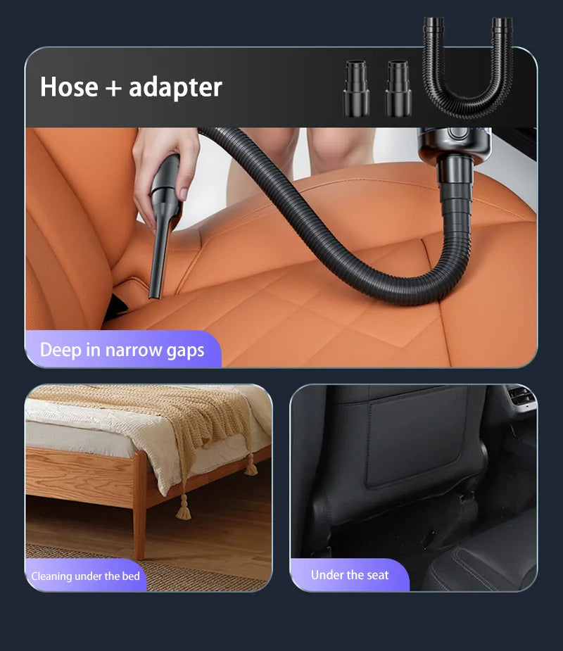 TurboVac Pro™ Wireless Car Vacuum Cleaner