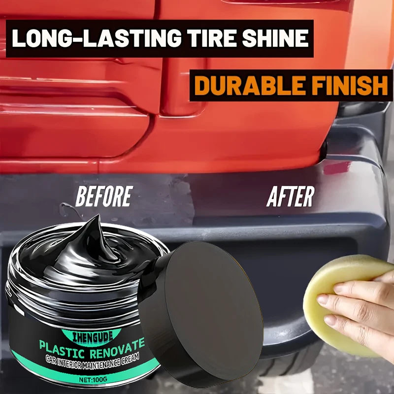 TireShine Pro™ Tire & Trim Restorer Paste