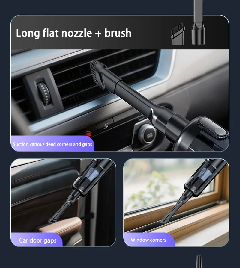 TurboVac Pro™ Wireless Car Vacuum Cleaner