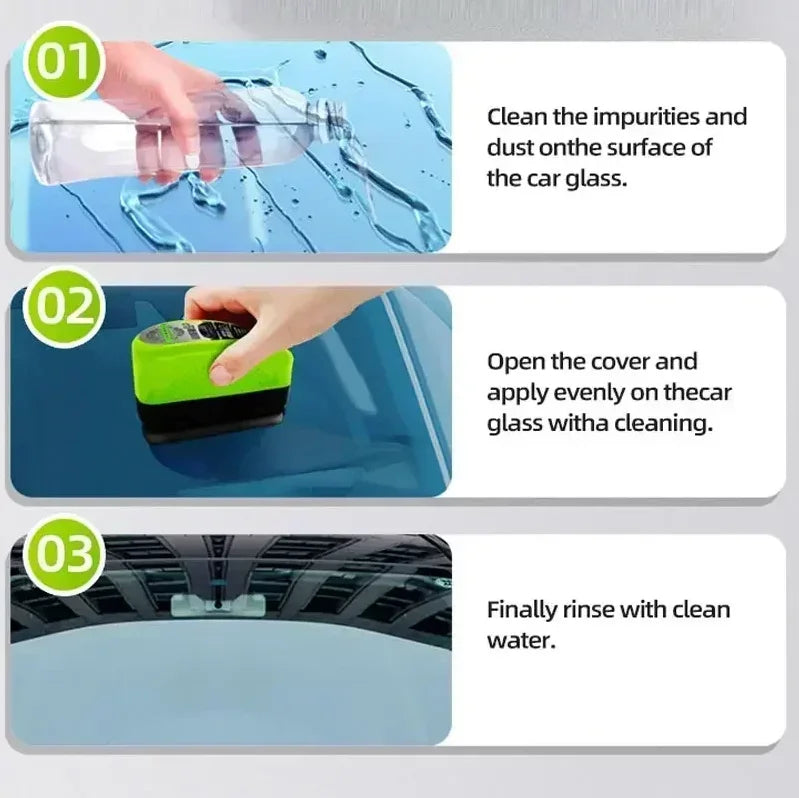 CrystalClear Windshield Oil Film Remover™ | Restore Crystal Clear Visibility