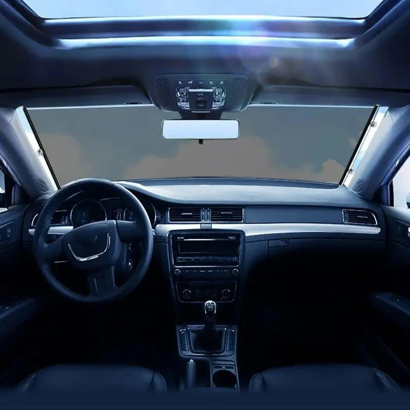 ShadeGuard Pro™ | Retractable Windshield Sun Shade