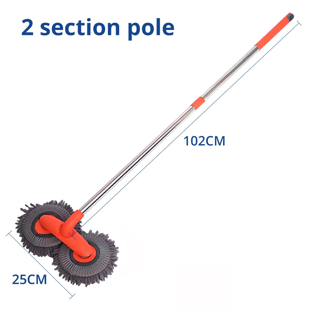SpinWash Pro™ Microfiber Car Cleaning Mop