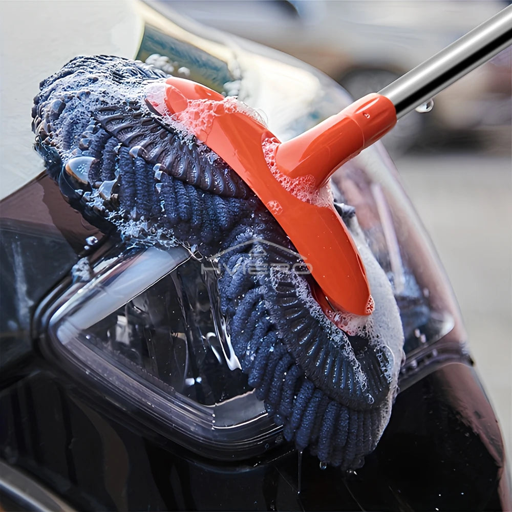 SpinWash Pro™ Microfiber Car Cleaning Mop