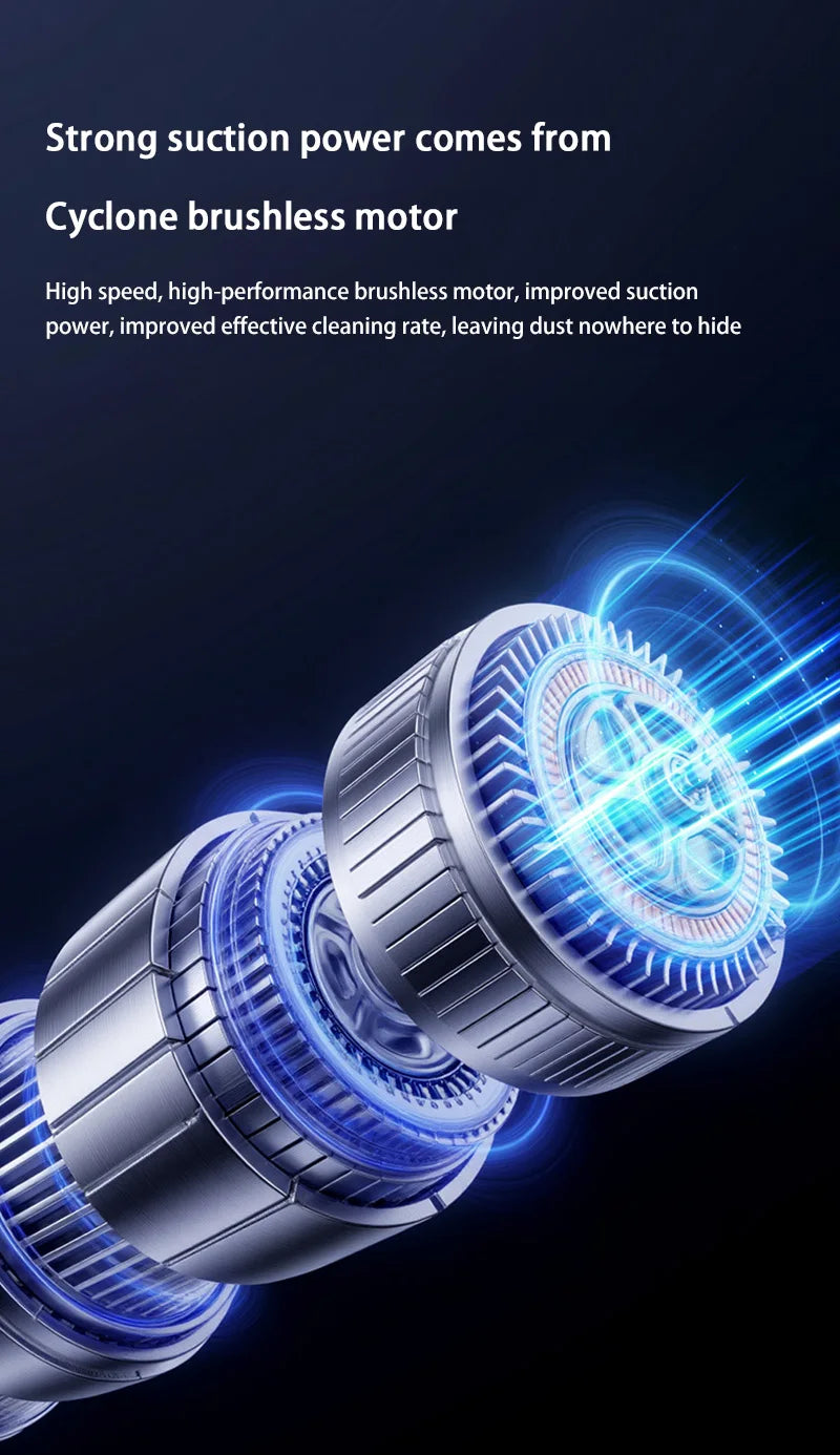 TurboVac Pro™ Wireless Car Vacuum Cleaner
