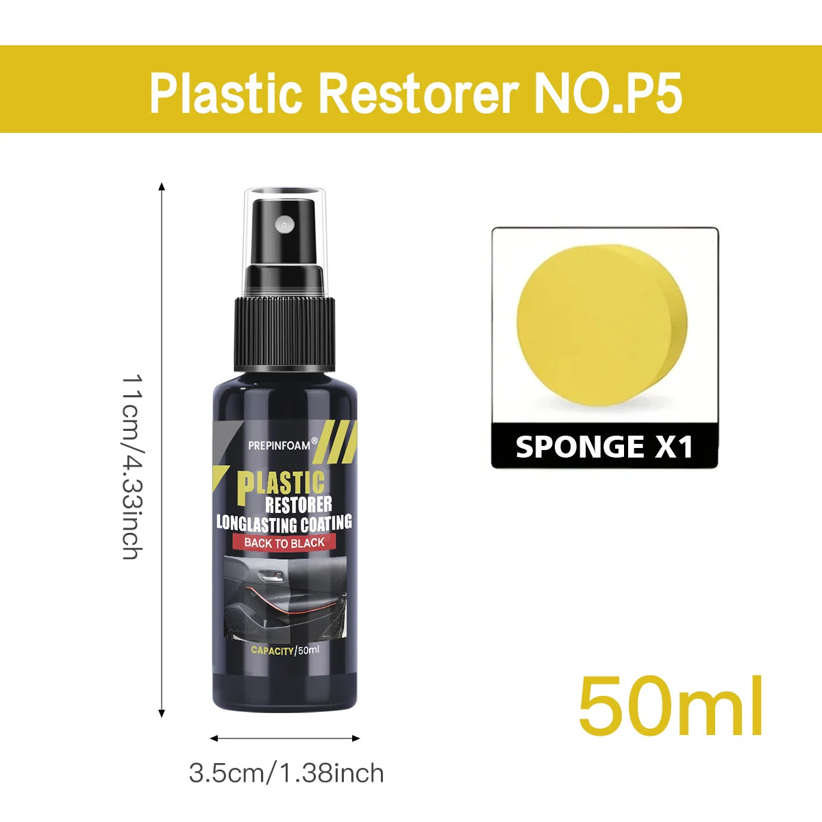 Plastic Restore Pro™ Trim & Interior Restorer Spray
