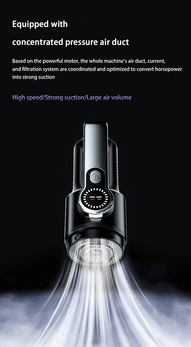 TurboVac Pro™ Wireless Car Vacuum Cleaner
