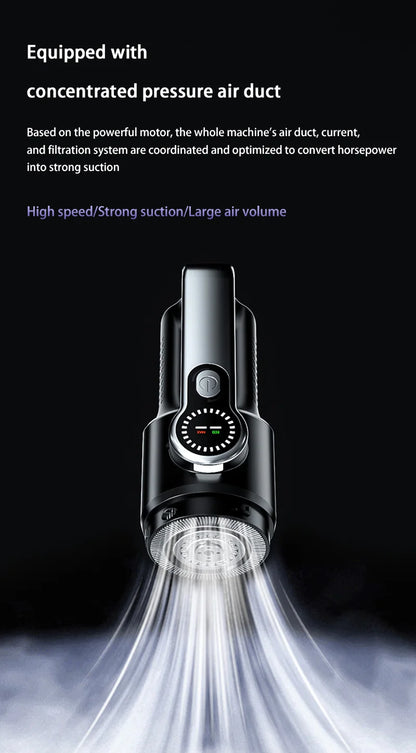 TurboVac Pro™ Wireless Car Vacuum Cleaner