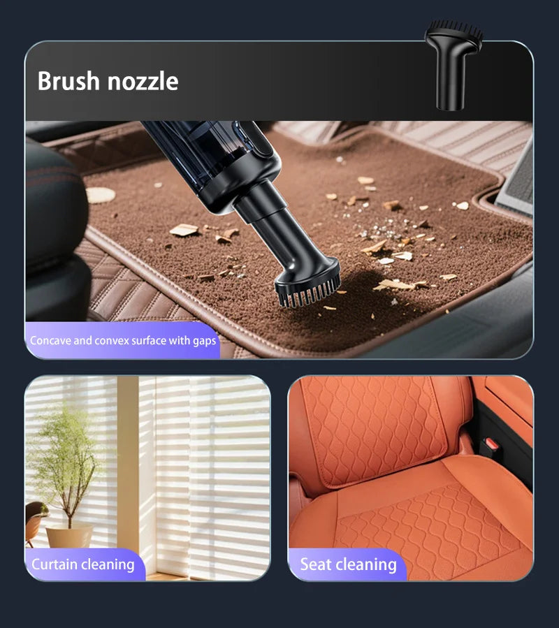 TurboVac Pro™ Wireless Car Vacuum Cleaner