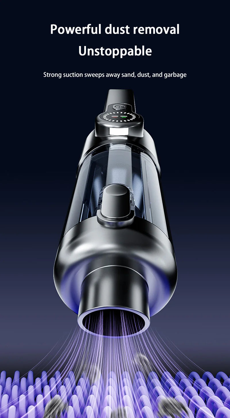TurboVac Pro™ Wireless Car Vacuum Cleaner