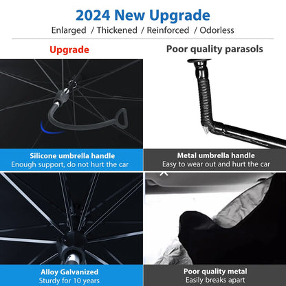 ShadeGuard Pro™ | Foldable Windshield Sun Shade Umbrella