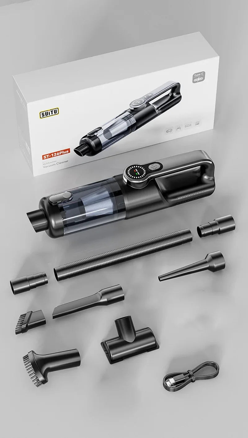 TurboVac Pro™ Wireless Car Vacuum Cleaner