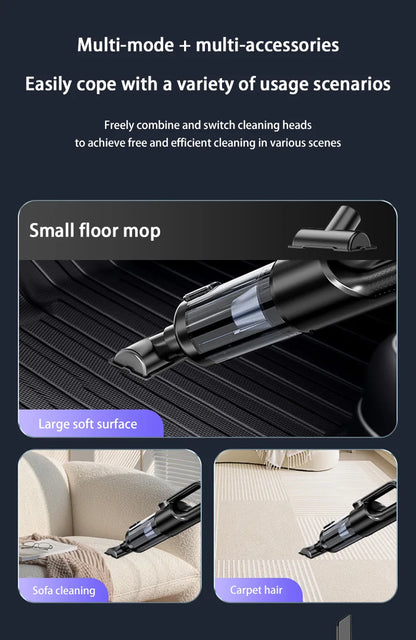 TurboVac Pro™ Wireless Car Vacuum Cleaner