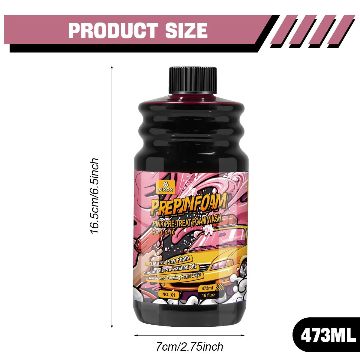 Pink Foam Pro™ Car Wash Shampoo