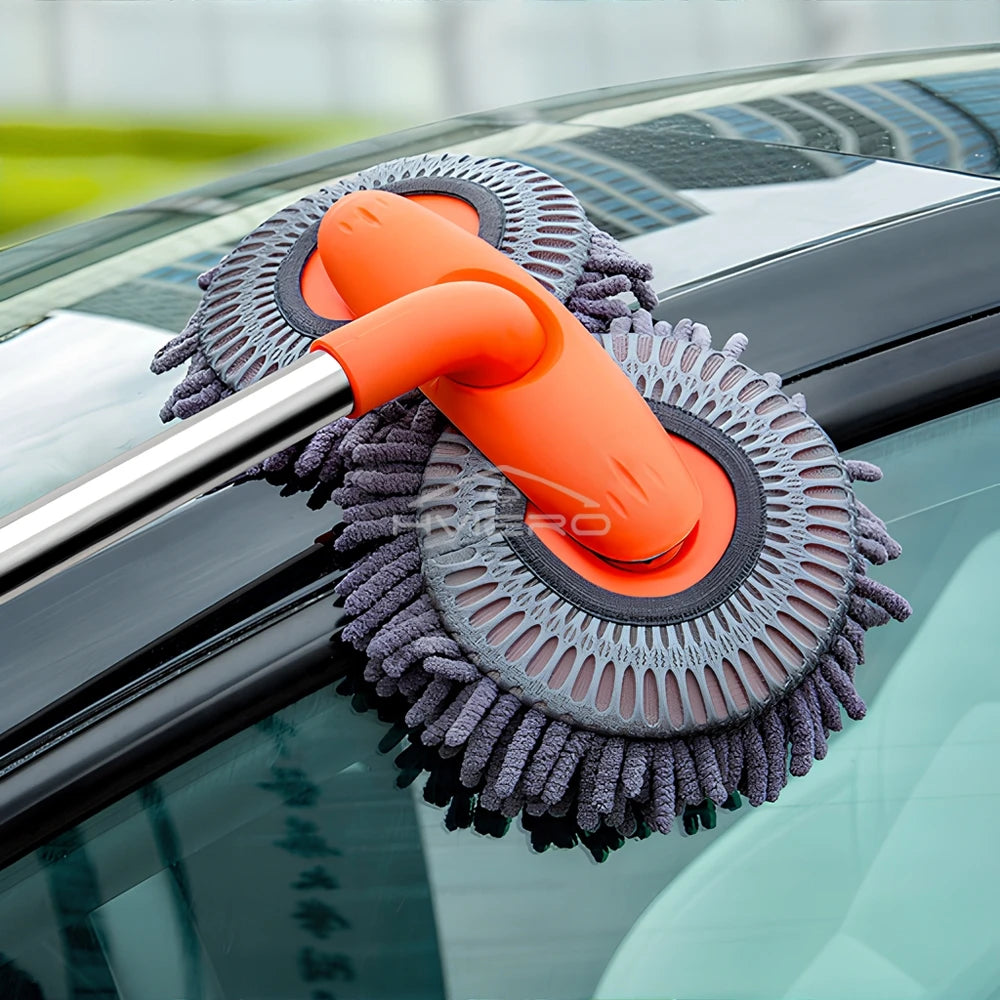 SpinWash Pro™ Microfiber Car Cleaning Mop