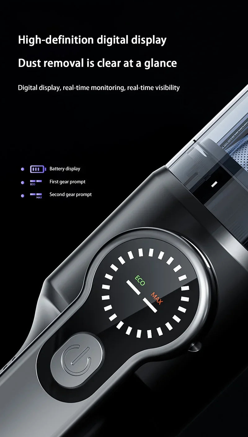 TurboVac Pro™ Wireless Car Vacuum Cleaner