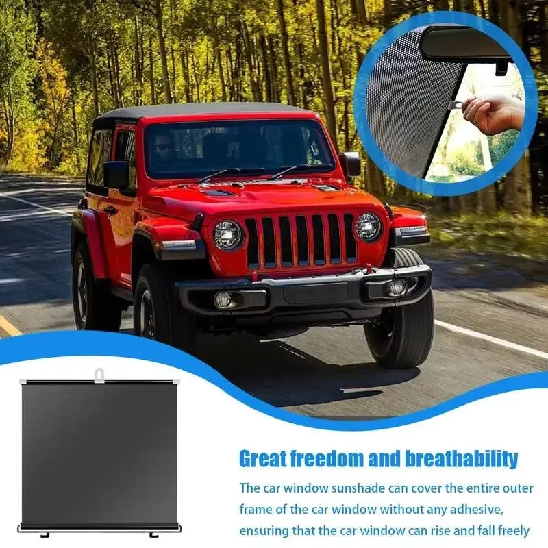 ShadeGuard Pro™ | Retractable Windshield Sun Shade