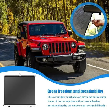 ShadeGuard Pro™ | Retractable Windshield Sun Shade