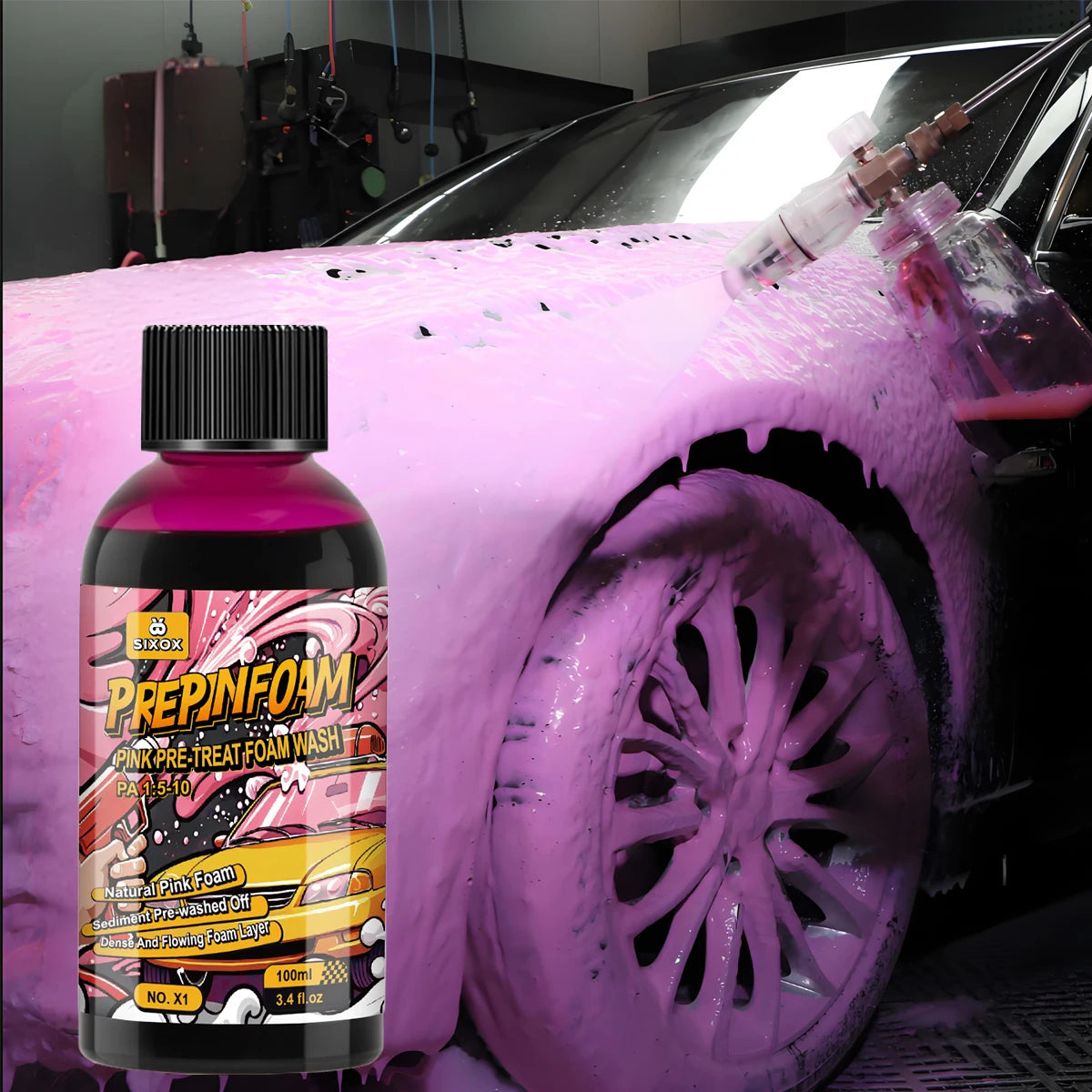 Pink Foam Pro™ Car Wash Shampoo