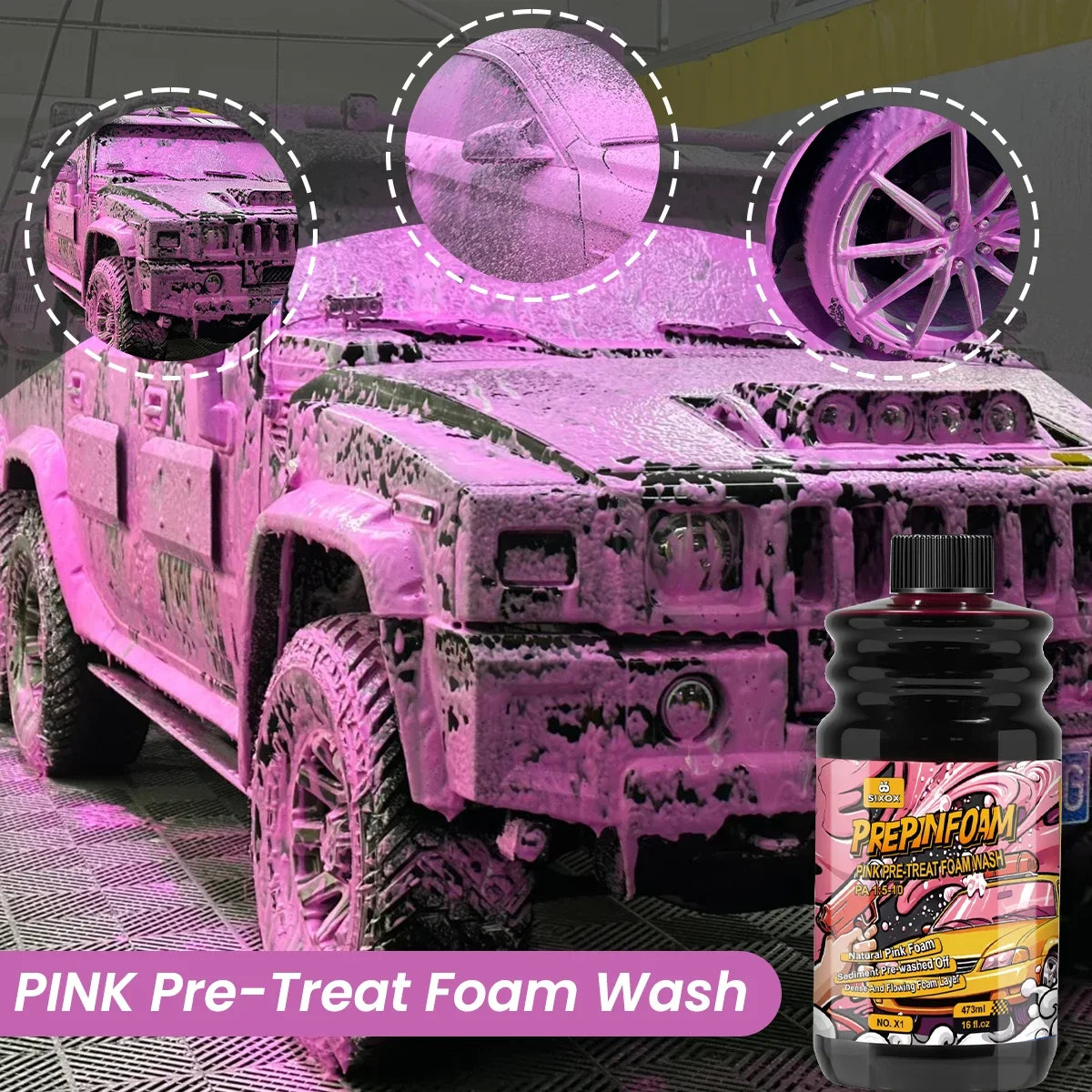 Pink Foam Pro™ Car Wash Shampoo