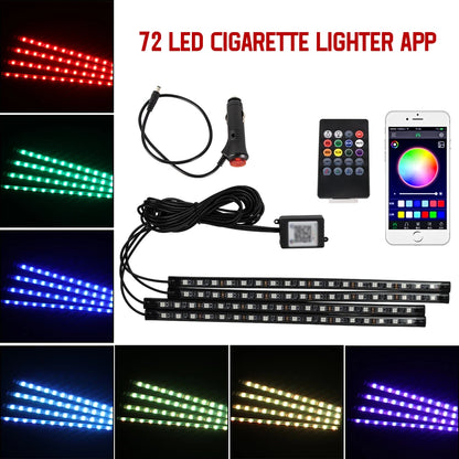 GlowDrive Pro™ | Wireless RGB Car Ambient Lights