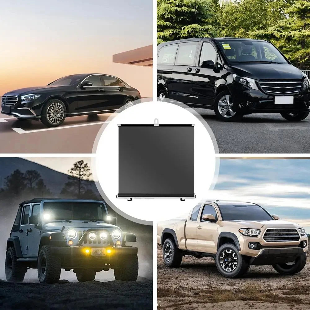 ShadeGuard Pro™ | Retractable Windshield Sun Shade