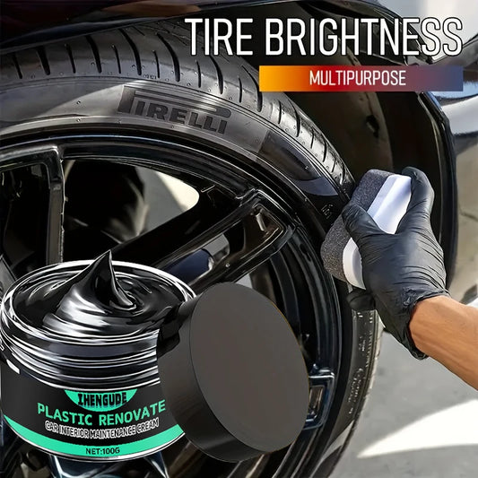 TireShine Pro™ Tire & Trim Restorer Paste