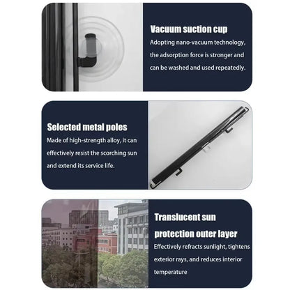ShadeGuard Pro™ | Retractable Windshield Sun Shade