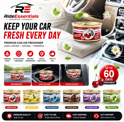 AromaDrive Pro™ | Long-Lasting Car Air Freshener